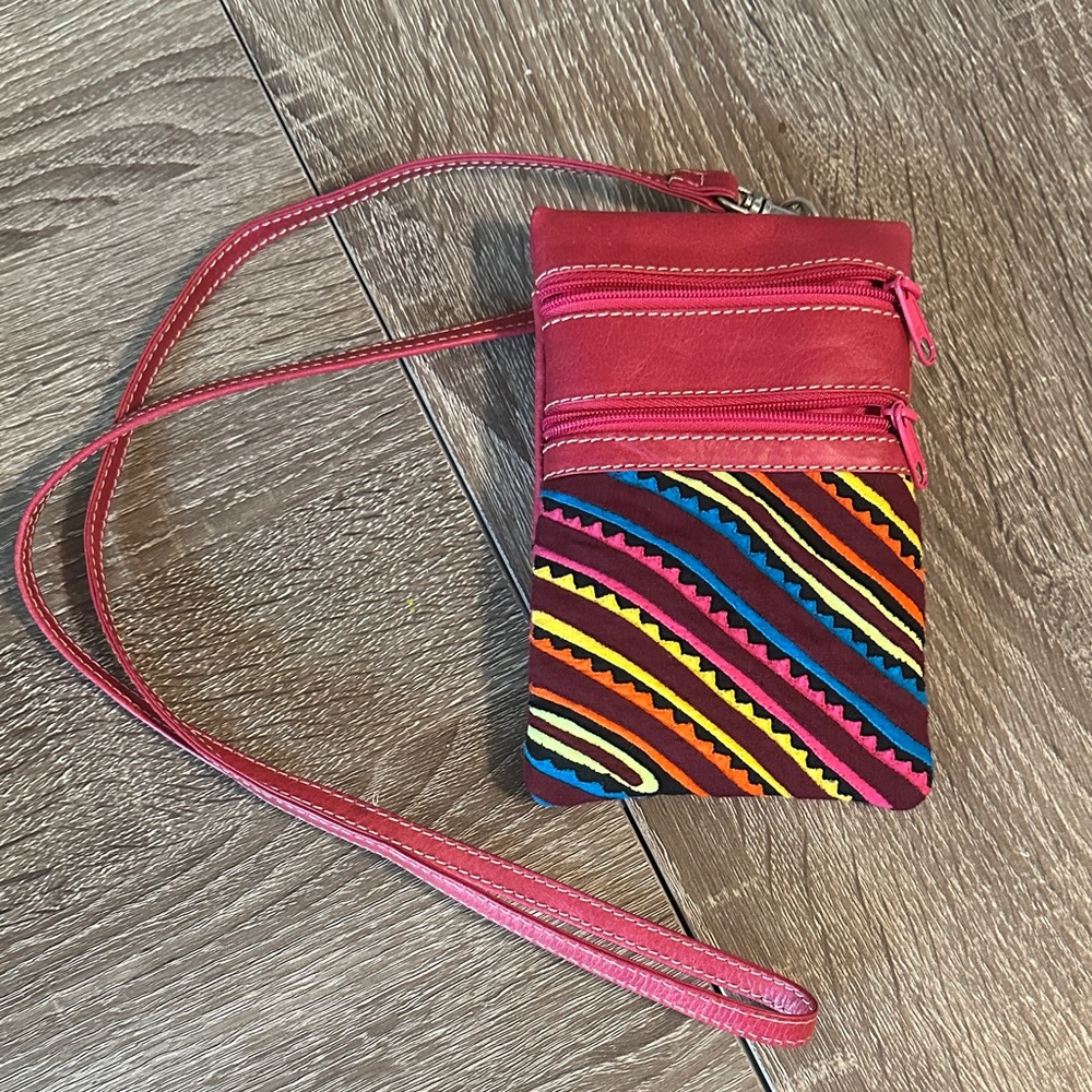 Colorful Striped Crossbody Bag